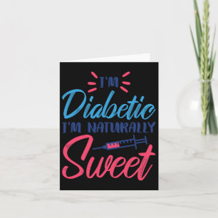 Ik ben diabeet, ik ben van nature zoet kaart