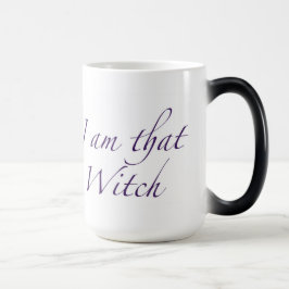 "Ik ben die heks" (linkshandig) Morphing Mok