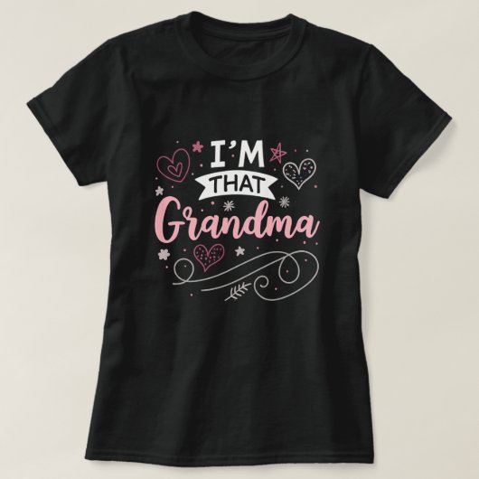 Ik ben die oma t-shirt (Design voorkant)