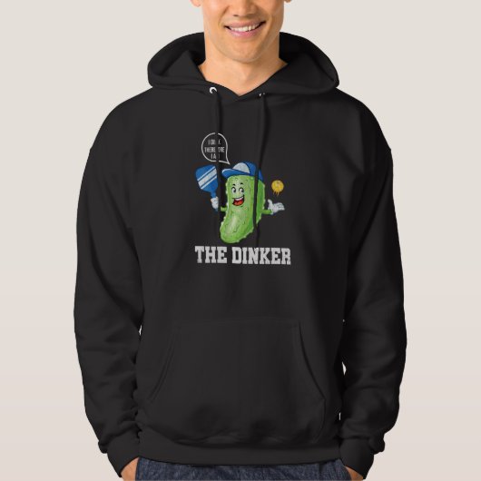 Ik ben Dinker Pickleball Player Paddle Graphic Hoodie (Voorkant)