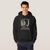 Ik ben DJ geen Jukebox Hoodie (Voorkant volledig)