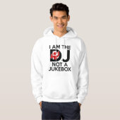Ik ben DJ geen Jukebox Hoodie (Voorkant volledig)