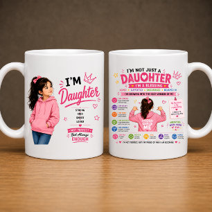 Ik ben dochter mok ontwerp Cadeau voor dochter