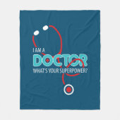 Ik ben dokter fleece deken (Voorkant)