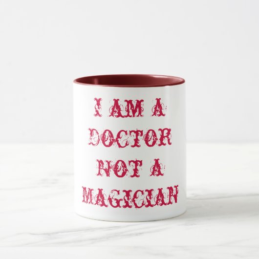 Ik ben dokter Geen Magicien Mok (Midden)