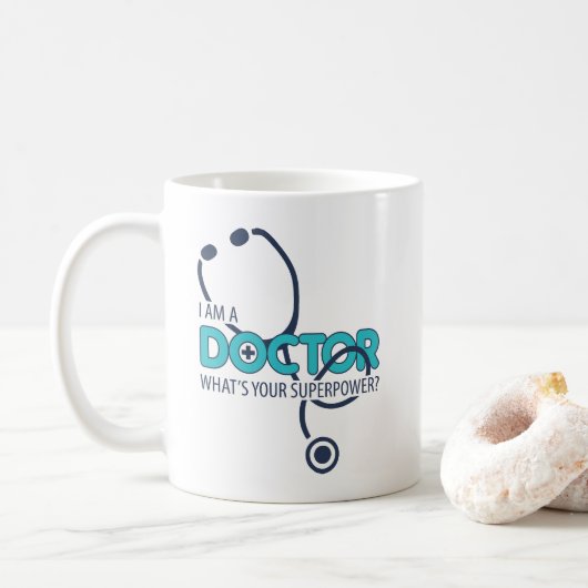Ik ben dokter koffiemok (Met donut)