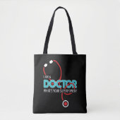 Ik ben dokter tote bag (Voorkant)