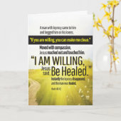 "Ik ben dol" krijg een goede Kaart (Gele Bloem)