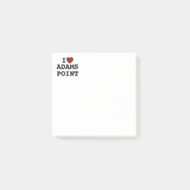Ik ben dol op Adams Point Post-It Notities Post-it® Notes