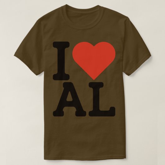 Ik ben dol op Alabama TShirt 2 (Design voorkant)