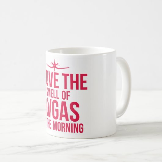 Ik ben dol op Avgas-Mok Koffiemok (Voorkant rechts)