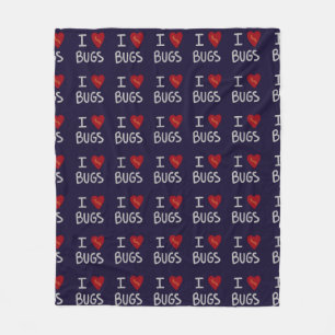 Ik ben dol op beestendekens fleece deken