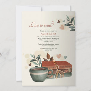 Ik ben dol op Book Club Kaart