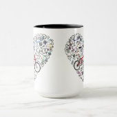 Ik ben dol op Brompton-fietsen Mok (Midden)