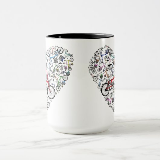 Ik ben dol op Brompton-fietsen Mok (Midden)