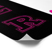 Ik ben dol op Cheerlead Poster (Hoek)