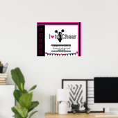 Ik ben dol op Cheerlead Poster (Thuiskantoor)