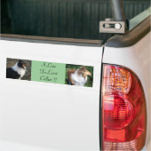 Ik ben dol op Collies !! Bumpersticker (Op Truck)