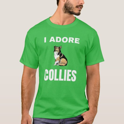 Ik ben dol op Collies T-shirt (Voorkant)