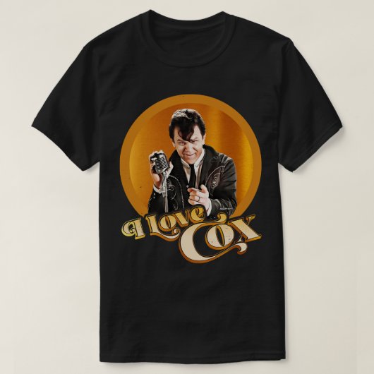 Ik ben dol op COX Solid Gold T-shirt (Design voorkant)