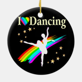 IK BEN DOL OP DANCING DESIGN KERAMISCH ORNAMENT