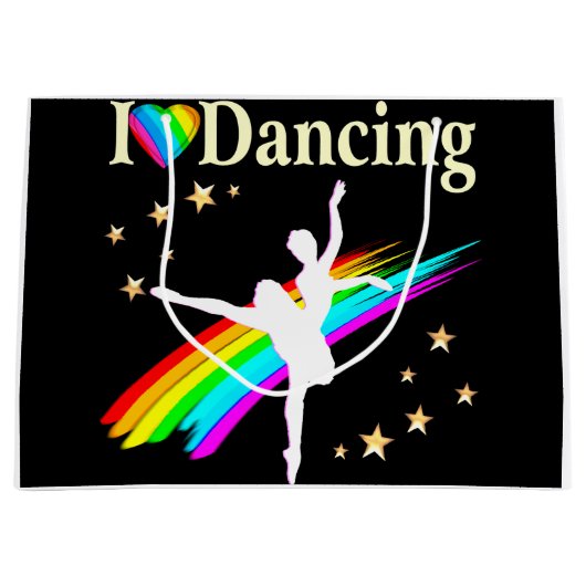 IK BEN DOL OP DANCING DESIGN LARGE CADEAUTASJE (Voorkant)