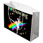 IK BEN DOL OP DANCING DESIGN LARGE CADEAUTASJE (Achterkant Gekanteld)