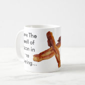 Ik ben dol op de bacterie in de ochtend... koffiemok (Voorkant links)