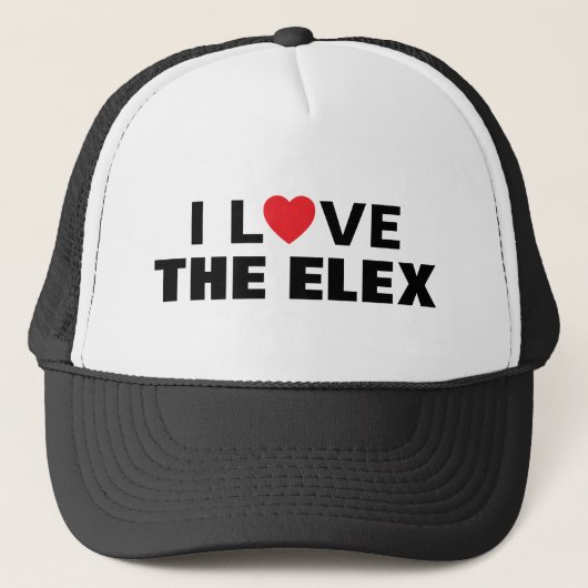 Ik ben dol op de Elex™ Trucker Hat Pet (Voorkant)