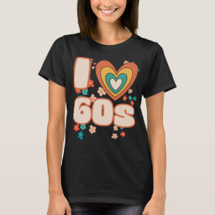 Ik ben dol op de jaren 60 retro t-shirt