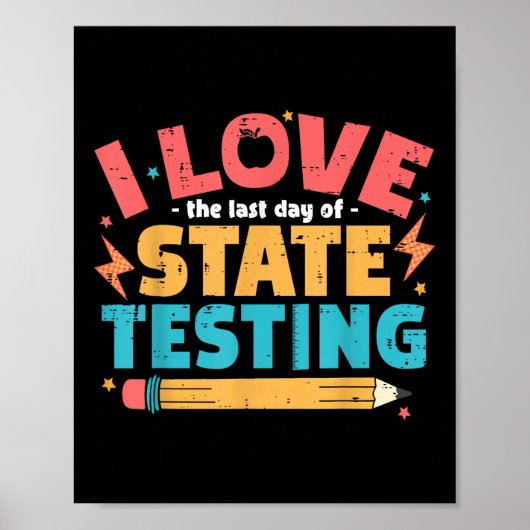 Ik ben dol op de laatste dag van het testen van de poster (Voorkant)