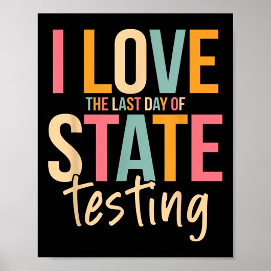 Ik ben dol op de laatste dag van het testen van de poster (Voorkant)
