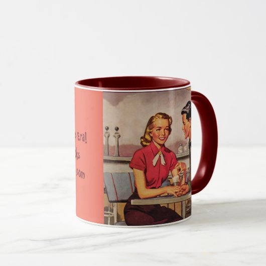 Ik ben dol op de Mok van het winkelwagentje (Voorkant rechts)