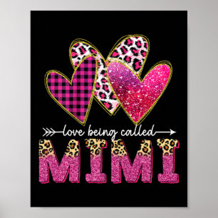 Ik ben dol op de naam Mimi Grandma Valentijn Mothe Poster