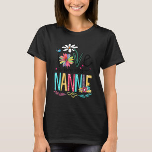 Ik ben dol op de Nannie Sunflower Moederdag T-shirt