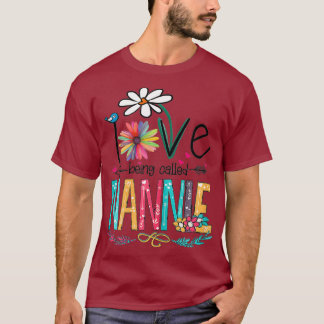 Ik ben dol op de Nannie Sunflower Moederdag T-shirt