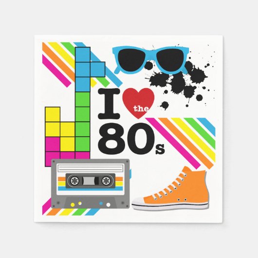 Ik ben dol op de papieren servetten uit de jaren 8 (Voorkant)