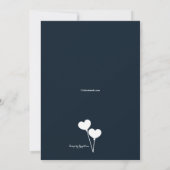 Ik ben dol op de uitnodiging van de dress Bridal (Achterkant)