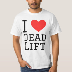 Ik ben dol op dead lift t-shirt