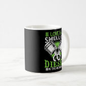 Ik ben dol op Diesel in de ochtendwagen Dr. Koffiemok (Voorkant rechts)