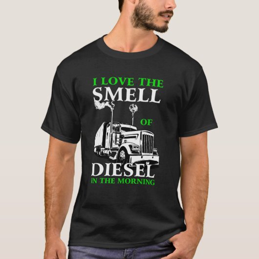 Ik ben dol op Diesel in de ochtendwagen Dr. T-shirt (Voorkant)