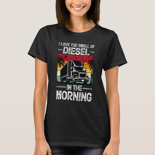 Ik ben dol op Diesel in de ochtendwagen Dr. T-shirt (Voorkant)
