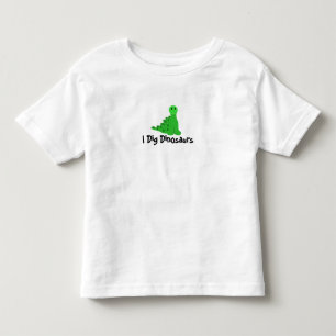 Ik ben dol op dinosauriërs kinder shirts
