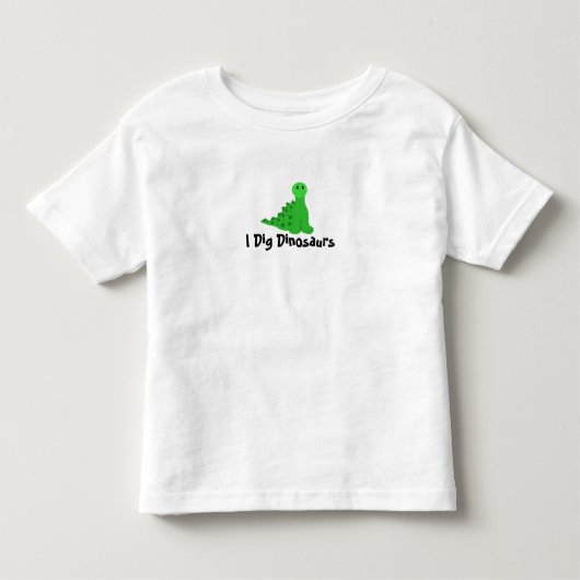 Ik ben dol op dinosauriërs kinder shirts (Voorkant)