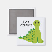 Ik ben dol op dinosauriërs magneet (Voorkant / Achterkant)
