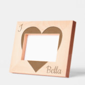 Ik ben dol op Dog Name Heart Photo Gegraveerde Lijstjes (Links)