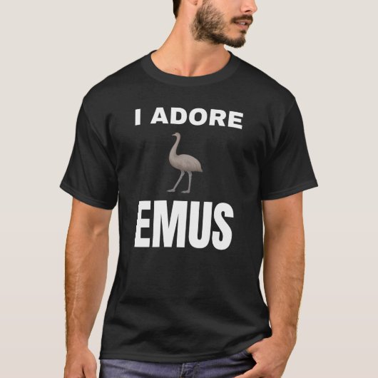 Ik ben dol op Emus T-shirt (Voorkant)