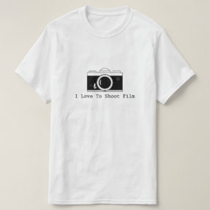 Ik ben dol op film t-shirt