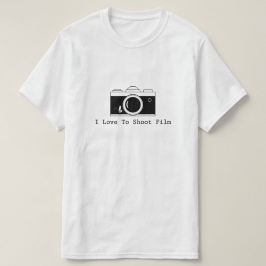 Ik ben dol op film t-shirt (Design voorkant)