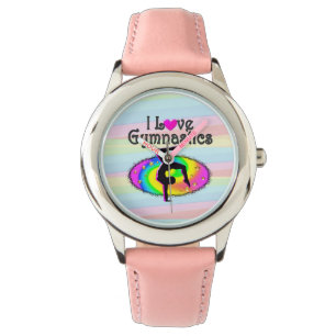 IK BEN DOL OP GYMNASTIEK DESIGN HORLOGE